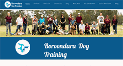 Desktop Screenshot of boroondaradogtraining.com.au